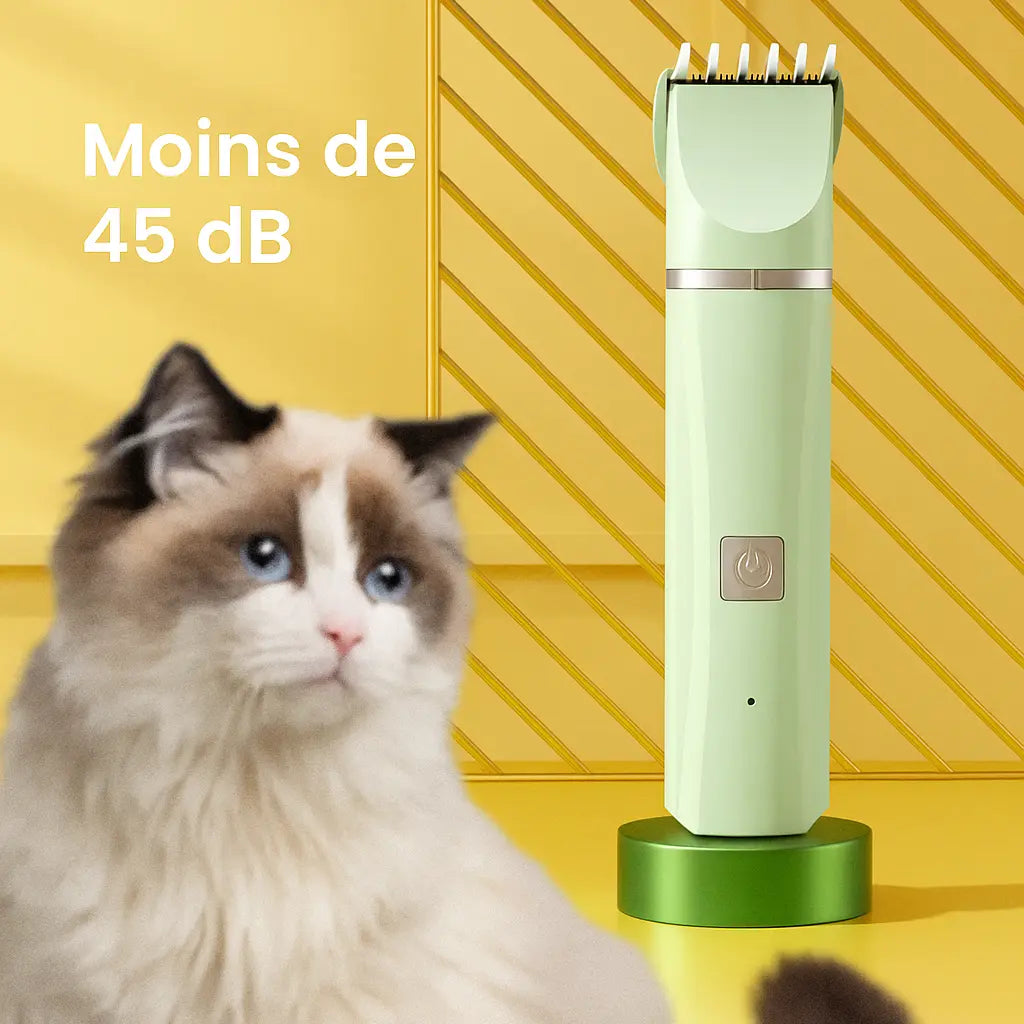 Tondeuse électrique 4 en 1 pour animaux – Coupe, taille et lime à ongles pour chiens et chats Ma boutique