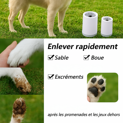 Nettoyeur de pattes pour chien
