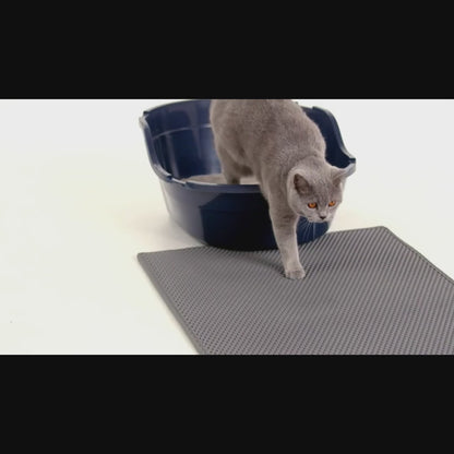 Tapis de Litière Anti-Débordement pour Chat